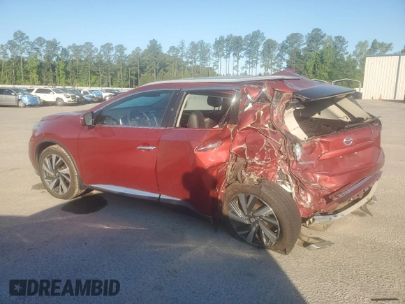 2016 Nissan Murano SL z VIN 5N1AZ2MG3GN110725, wystawiony jako Copart lot #53287025 z przebiegiem 109 379 mil mil oraz Szkoda całkowita • Salvage title. Historia ofert i sprzedaży dostępna na DreamBid. Obrazek 2.