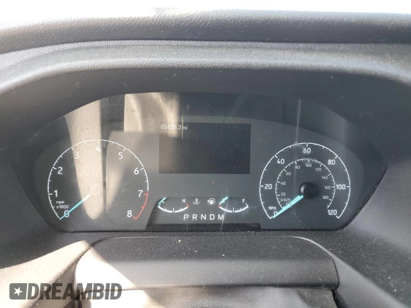 2020 Ford Transit Cargo with VIN 1FTBR3X8XLKA72246, listed as a Copart auction lot 57000035 with 65,458 mi miles and Salvage Title. Bid and sale history available at DreamBid. Image 9.