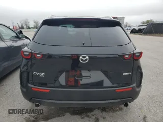 2025 Mazda CX-50 S Select with VIN 7MMVABAM6SN317805, listed as a Copart auction lot 46828215 with 4,855 mi miles and Clean Title. Bid and sale history available at DreamBid. Image 6.