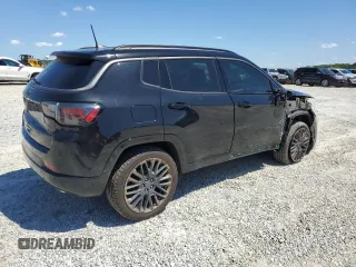 2022 Jeep Compass High Altitude with VIN 3C4NJDCB2NT122828, listed as a Copart auction lot 58183135 with 35,522 mi miles and Salvage title. Bid and sale history available at DreamBid. Image 3.