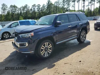 2018 Toyota 4Runner SR5 with VIN JTEBU5JR3J5504386, listed as a Copart auction lot 58493875 with 125,514 mi miles and Salvage title. Bid and sale history available at DreamBid. Image 1.