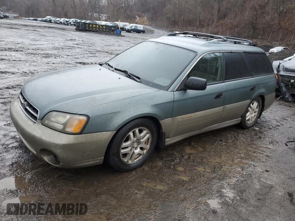 2002 Subaru Legacy Outback with VIN 4S3BH665727661980, listed as a Copart auction lot 47190155 with 168,026 mi miles and Clean title. Bid and sale history available at DreamBid. Image 1.