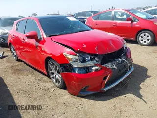 2014 Lexus CT 200h Hybrid with VIN JTHKD5BH1E2182802, listed as a IAAI auction lot 41859426 with 197,330 mi miles. Bid and sale history available at carsss.com. Image 1.