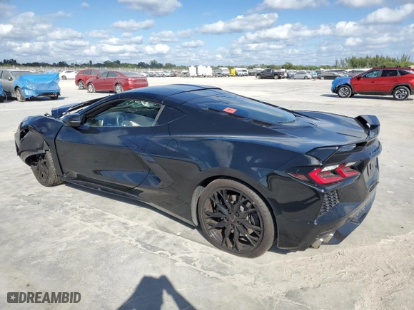 2023 Chevrolet Corvette 1LT with VIN 1G1YA2D49P5112486, listed as a Copart auction lot 44002205 with 16,835 mi miles and Salvage Title. Bid and sale history available at carsss.com. Image 2.