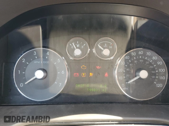 2008 Mercury Milan with VIN 3MEHM07Z48R636121, listed as a Copart auction lot 45769745 with 199,031 mi miles and Salvage Title. Bid and sale history available at carsss.com. Image 9.
