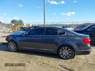 2015 Kia Cadenza Premium with VIN KNALN4D73F5180273, listed as a IAAI auction lot 41222537 with 127,348 mi miles. Bid and sale history available at carsss.com. Image 14.