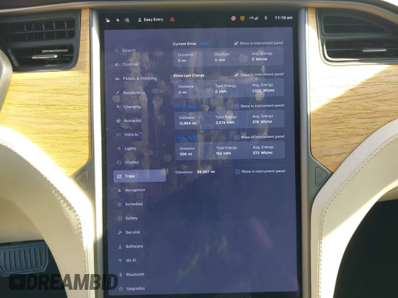 2020 Tesla Model S Long Range with VIN 5YJSA1E23LF360441, listed as a IAAI auction lot 41312865 with 68,967 mi miles and . Bid and sale history available at DreamBid. Image 7.