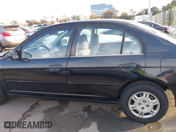 2001 Honda Civic LX with VIN 2HGES16501H619916, listed as a IAAI auction lot 41599951 with 230,395 mi miles. Bid and sale history available at carsss.com. Image 14.