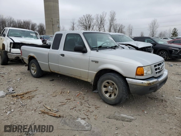 2003 Ford Ranger XL Fleet with VIN 1FTYR44V33TA25919, listed as a Copart auction lot 52086025 with 163,386 mi miles and Clean Title. Bid and sale history available at DreamBid. Image 4.