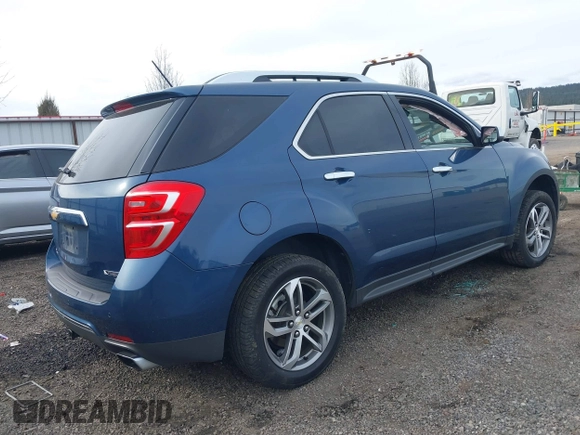 2017 Chevrolet Equinox Premier with VIN 2GNFLGE34H6222158, listed as a IAAI auction lot 41771377 with 70,614 mi miles. Bid and sale history available at carsss.com. Image 4.