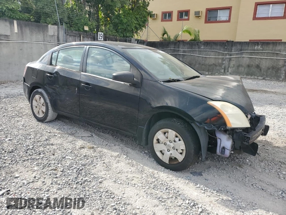 2007 Nissan Sentra 2.0 with VIN 3N1AB61E17L655117, listed as a Copart auction lot 53858115 with 225,692 mi miles and Salvage Title. Bid and sale history available at DreamBid. Image 4.