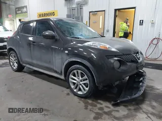 2011 Nissan Juke SL with VIN JN8AF5MR8BT022388, listed as a IAAI auction lot 41608599 with 106,899 mi miles. Bid and sale history available at carsss.com. Image 1.