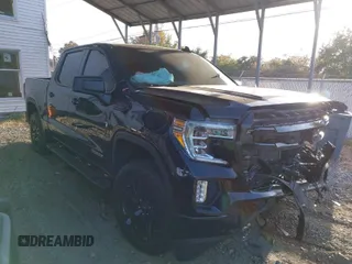 2021 GMC Sierra 1500 Elevation with VIN 3GTU9CED1MG177159, listed as a IAAI auction lot 40714795 with 32,490 mi miles and . Bid and sale history available at DreamBid. Image 1.