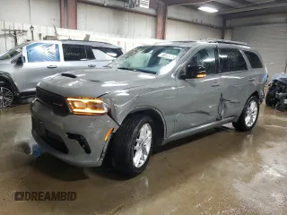 2024 Dodge Durango R/T Plus with VIN 1C4SDJCT2RC126039, listed as a Copart auction lot 51129385 with 29,392 mi miles and Non Repairable. Bid and sale history available at DreamBid. Image 1.