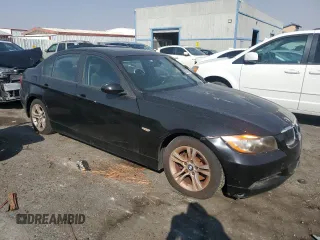2008 BMW 3 Series 328i with VIN WBAVA37598NL57680, listed as a Copart auction lot 70906694 with 228,925 mi miles and Salvage Title. Bid and sale history available at DreamBid. Image 4.