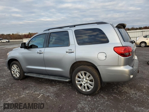 2014 Toyota Sequoia Platinum with VIN 5TDDY5G10ES094035, listed as a Copart auction lot 80311314 with 149,692 mi miles and Salvage Title. Bid and sale history available at carsss.com. Image 2.