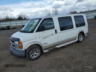 1999 Chevrolet Express with VIN 1GBFG15R2X1123701, listed as a Copart auction lot 53160905 with 185,995 mi miles and Clean Title. Bid and sale history available at carsss.com. Image 1.
