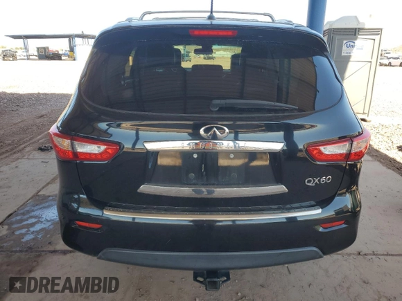 2015 Infiniti QX60 with VIN 5N1AL0MN5FC558446, listed as a Copart auction lot 49477955 with 124,587 mi miles and Salvage Title. Bid and sale history available at DreamBid. Image 6.