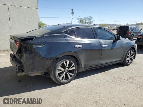2017 Nissan Maxima SV with VIN 1N4AA6AP5HC416965, listed as a Copart auction lot 54491895 with 161,325 mi miles and Salvage title. Bid and sale history available at DreamBid. Image 3.