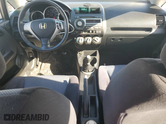2007 Honda Fit Sport with VIN JHMGD37617S024934, listed as a Copart auction lot 78197174 with 227,377 mi miles and Salvage Title. Bid and sale history available at carsss.com. Image 8.