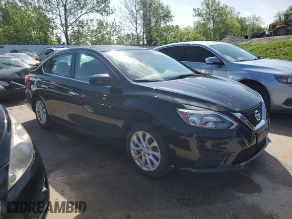 2017 Nissan Sentra SV with VIN 3N1AB7APXHY291985, listed as a Copart auction lot 53596254 with 100,370 mi miles and Salvage Title. Bid and sale history available at DreamBid. Image 4.