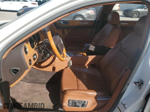 2008 Bentley Flying Spur with VIN SCBBR93W08C051630, listed as a Copart auction lot 52567205 with 29,612 mi miles and Salvage Title. Bid and sale history available at DreamBid. Image 7.