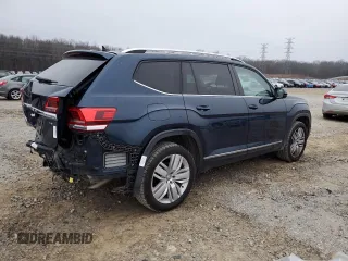 2019 Volkswagen Atlas SEL with VIN 1V2ER2CA7KC607587, listed as a Copart auction lot 43619275 with 125,184 mi miles and Clean title. Bid and sale history available at DreamBid. Image 3.