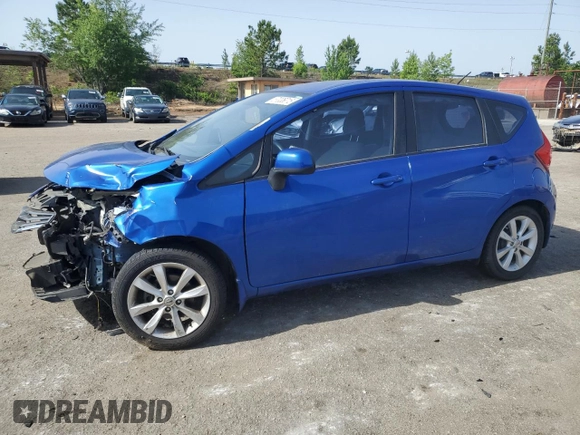 2014 Nissan Note SV with VIN 3N1CE2CP4EL354006, listed as a Copart auction lot 57035015 with Not provided miles and Salvage title. Bid and sale history available at DreamBid. Image 1.