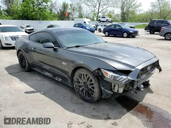 2016 Ford Mustang GT with VIN 1FA6P8CF8G5321372, listed as a Copart auction lot 54230525 with 49,033 mi miles and Salvage title. Bid and sale history available at DreamBid. Image 13.