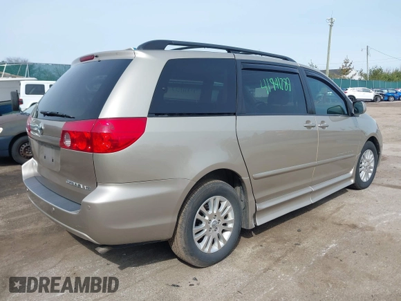 2008 Toyota Sienna XLE with VIN 5TDZK22C68S188410, listed as a IAAI auction lot 41941789 with 164,147 mi miles and . Bid and sale history available at DreamBid. Image 4.