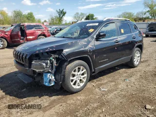 2016 Jeep Cherokee Latitude z VIN 1C4PJLCB4GW297940, wystawiony jako Copart lot #56119685 z przebiegiem 155 370 mil mil oraz Szkoda całkowita • Salvage title. Historia ofert i sprzedaży dostępna na DreamBid. Obrazek 1.