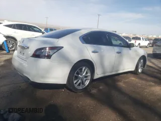 2012 Nissan Maxima S with VIN 1N4AA5AP0CC826981, listed as a Copart auction lot 48478105 with 74,365 mi miles and Salvage Title. Bid and sale history available at DreamBid. Image 3.