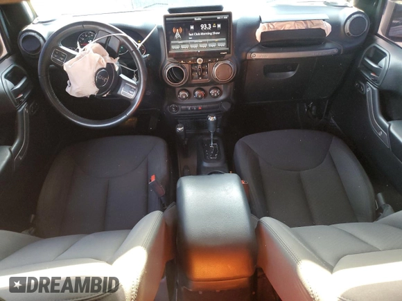 2018 Jeep Wrangler JK Unlimited Sport S with VIN 1C4HJWDG5JL928106, listed as a Copart auction lot 77670184 with 70,228 mi miles and Salvage Title. Bid and sale history available at carsss.com. Image 8.