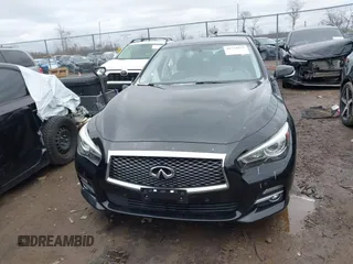 2017 Infiniti Q50 2.0t Premium with VIN JN1CV7AR0HM681837, listed as a IAAI auction lot 41724953 with 55,178 mi miles. Bid and sale history available at carsss.com. Image 12.