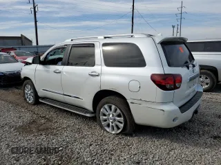 2018 Toyota Sequoia Platinum with VIN 5TDDY5G1XJS163551, listed as a Copart auction lot 73301664 with 0 mi miles and Salvage Title. Bid and sale history available at carsss.com. Image 2.
