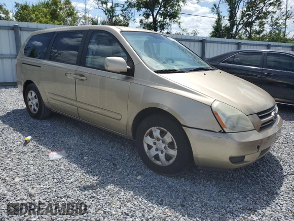 2006 Kia Sedona LX with VIN KNDMB233566044756, listed as a Copart auction lot 51137025 with 79,169 mi miles and Non Repairable. Bid and sale history available at carsss.com. Image 4.