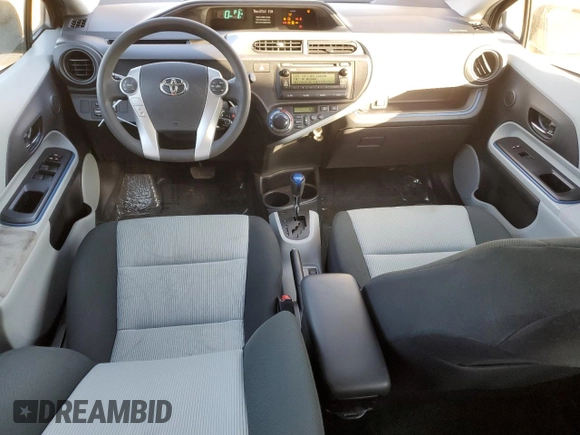 2012 Toyota Prius One with VIN JTDKDTB34C1522795, listed as a Copart auction lot 42779115 with 80,581 mi miles and Salvage Title. Bid and sale history available at carsss.com. Image 8.