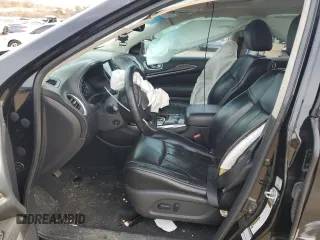 2015 Infiniti QX60 with VIN 5N1AL0MMXFC542315, listed as a Copart auction lot 51529225 with 128,459 mi miles and Salvage Title. Bid and sale history available at carsss.com. Image 7.