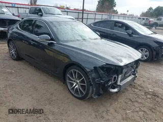 2022 Genesis G70 2.0T with VIN KMTG34TA4NU089672, listed as a IAAI auction lot 41337746 with 30,200 mi miles. Bid and sale history available at carsss.com. Image 1.