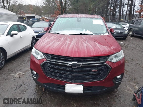 2021 Chevrolet Traverse RS with VIN 1GNERJKW7MJ143800, listed as a IAAI auction lot 41263252 with 211,463 mi miles. Bid and sale history available at carsss.com. Image 12.