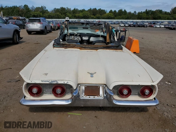 1959 Ford Thunderbird with VIN H9YJ108747, listed as a Copart auction lot 71600864 with 66,285 mi miles and Clean Title. Bid and sale history available at DreamBid. Image 6.