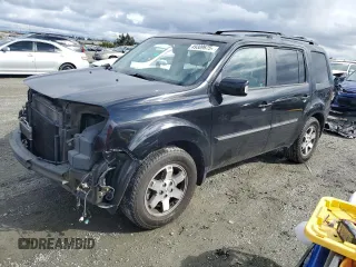 2010 Honda Pilot Touring with VIN 5FNYF4H80AB022540, listed as a Copart auction lot 49309675 with 98,320 mi miles and Salvage Title. Bid and sale history available at carsss.com. Image 1.