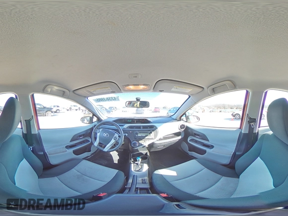2012 Toyota Prius One with VIN JTDKDTB35C1013198, listed as a Copart auction lot 43583985 with 185,086 mi miles and Clean Title. Bid and sale history available at DreamBid. Image 12.