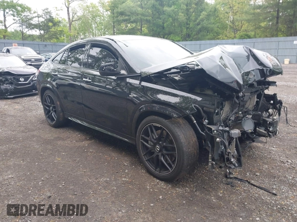 2021 Mercedes-Benz GLE 53 AMG with VIN 4JGFD6BB8MA249819, listed as a IAAI auction lot 42213429 with 46,262 mi miles and . Bid and sale history available at DreamBid. Image 1.