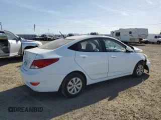 2016 Hyundai Accent SE with VIN KMHCT4AE6GU085432, listed as a Copart auction lot 52680535 with 31,515 mi miles and Salvage Title. Bid and sale history available at DreamBid. Image 3.