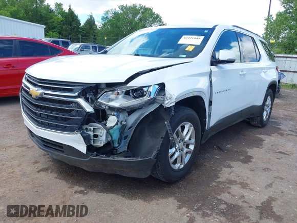 2020 Chevrolet Traverse with VIN 1GNERMKW4LJ168265, listed as a IAAI auction lot 42221889 with 110,795 mi miles and . Bid and sale history available at DreamBid. Image 18.