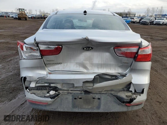 2016 Kia Rio LX with VIN KNADM4A30G6671355, listed as a Copart auction lot 48075515 with 98,168 mi miles and Salvage Title. Bid and sale history available at carsss.com. Image 6.