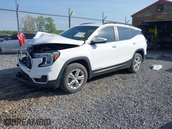 2022 GMC Terrain SLE with VIN 3GKALTEV2NL127462, listed as a IAAI auction lot 42169220 with 37,573 mi miles and . Bid and sale history available at DreamBid. Image 18.