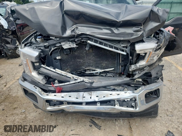 2018 Ford F-150 XL with VIN 1FTEX1CP7JKF80739, listed as a Copart auction lot 62030155 with 144,548 mi miles and Salvage title. Bid and sale history available at DreamBid. Image 11.
