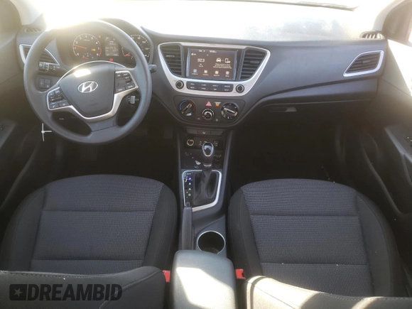 2022 Hyundai Accent SEL with VIN 3KPC24A61NE175874, listed as a Copart auction lot 39651833 with 7,389 mi miles. Bid and sale history available at carsss.com. Image 8.